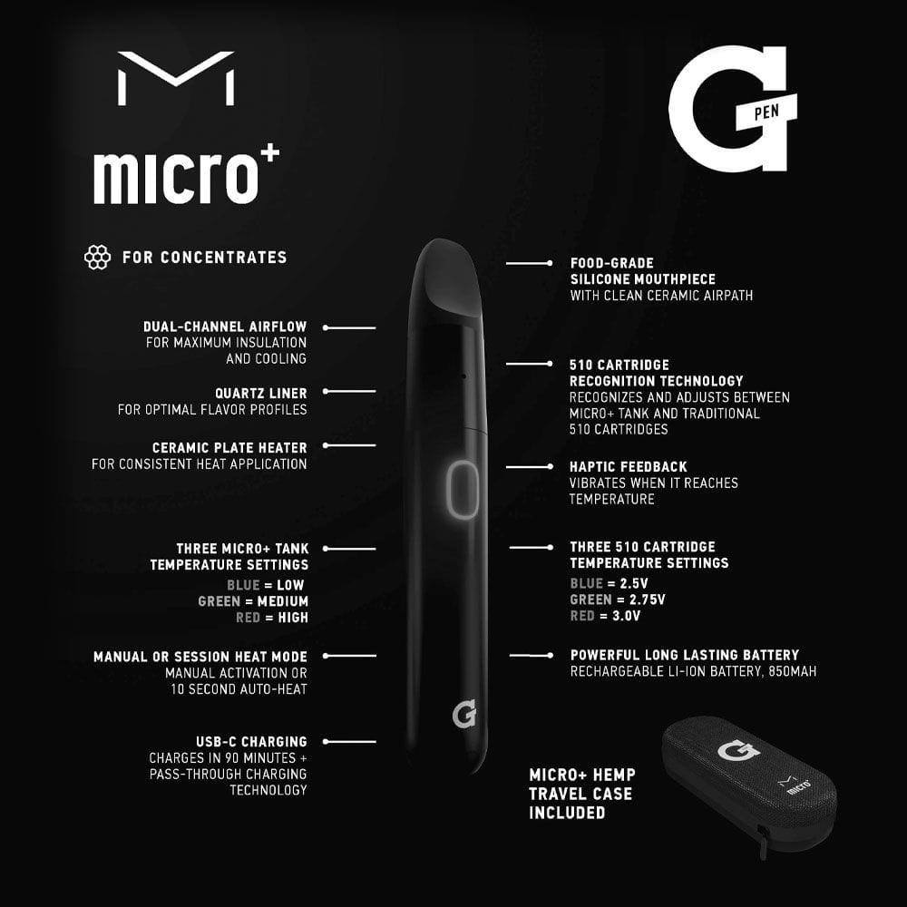 Genética de cannabis G Pen Micro + Concentrate Vaprorizer – foto 5