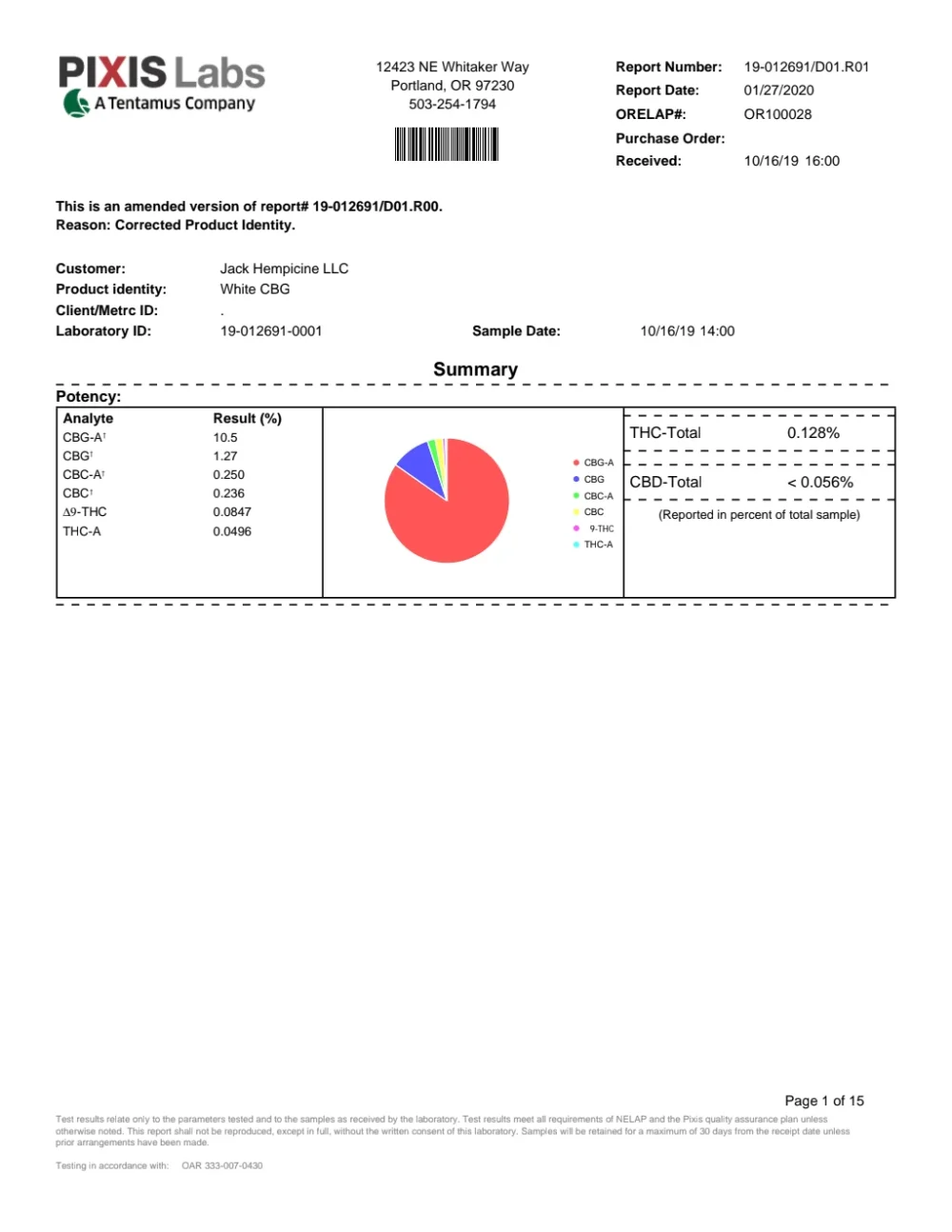 Genética de cannabis White CBG – GTR Seeds – foto 2